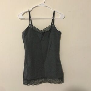 💗 Express bra cami grey top